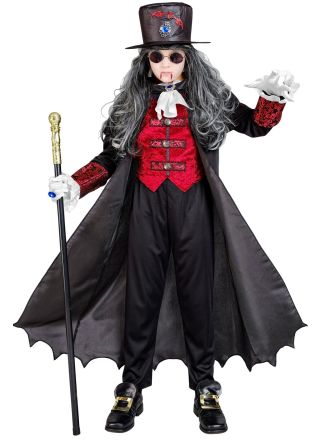 Vampire Lord kostuum jongen 2dlg. (met hoed)