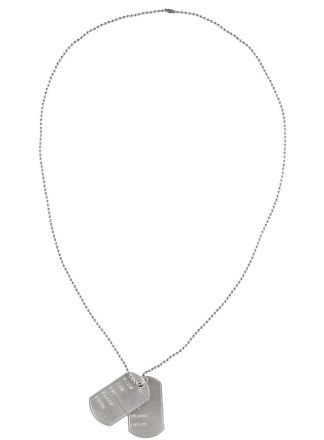 Dog tags ketting (2 aan 1 ketting)