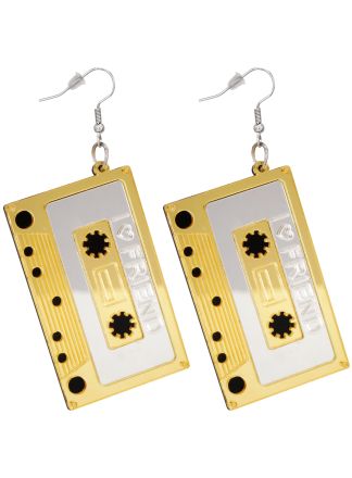 80's Cassette tape oorbellen