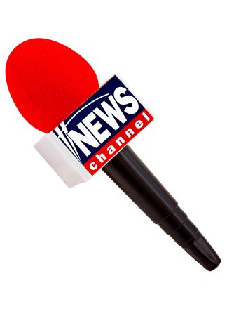Microfoon "Breaking News" 25cm.