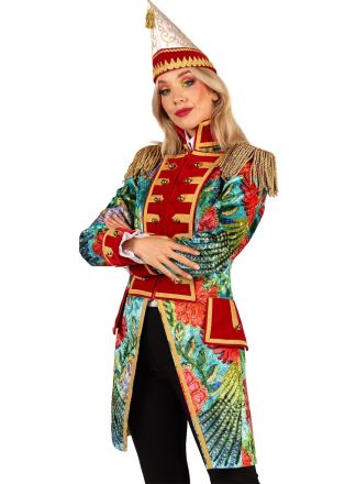 Jas dame "Parrot Park" rood