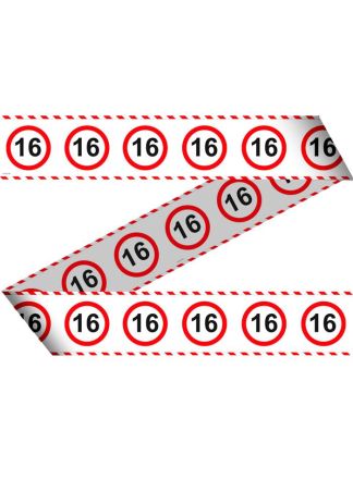 16 jaar afzetlint 15mtr.