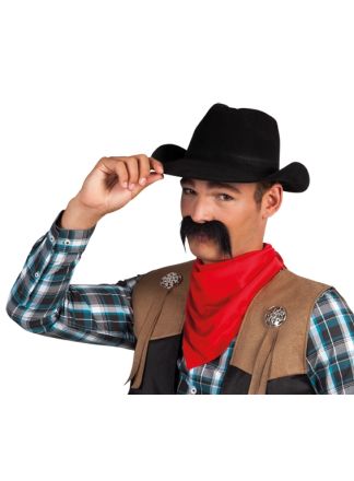 Snor Gringo zwart