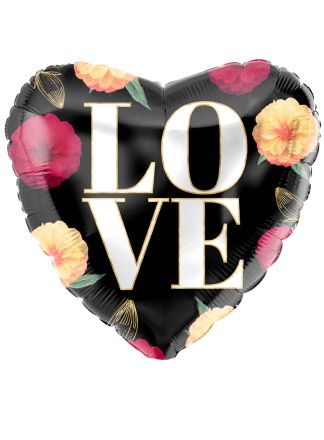 Folieballon 45cm. LOVE (excl.helium)