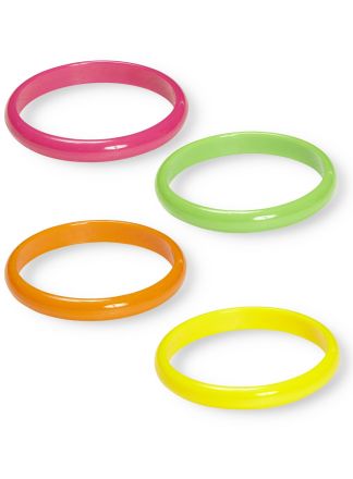 Jaren 80 armband set (4 stuks)