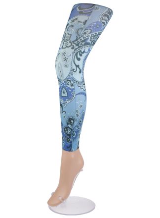 Legging beach print blue 1maat