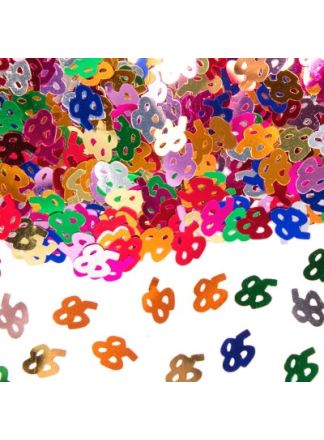 85 jaar confetti in zakje