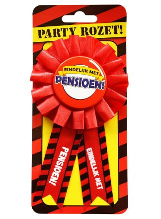 Party Rozet Eindelijk Pensioen