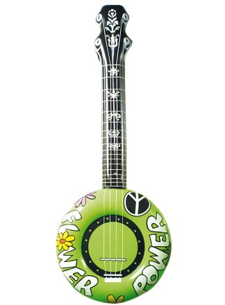 Opblaasbare banjo 100cm. groen