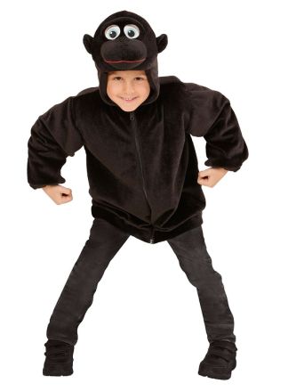 Gorilla outfit 1dlg. (jack met kop)