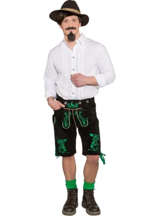 Lederhose Anton zwart