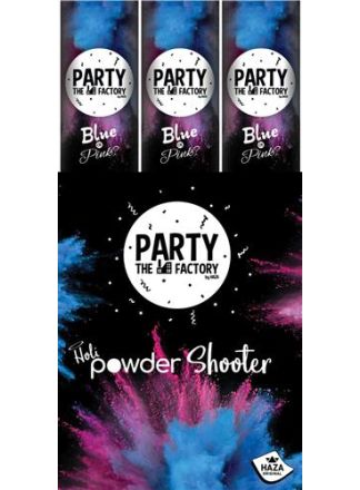 Powder Shooter Gender Reveal Blauw 30cm.