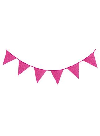 Glitter slinger pink 6mtr.