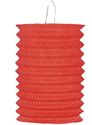 Lampion rood  16cm.   per stuk