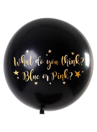 Ballon Gender Reveal Meisje Metalic