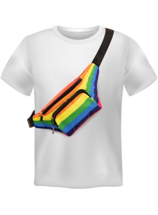 Regenboog heuptasje