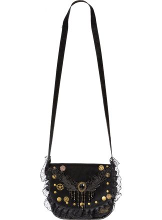 Zwart Steampunk tasje