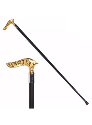 Luxe wandelstok 'Amadeus'' gouden knop