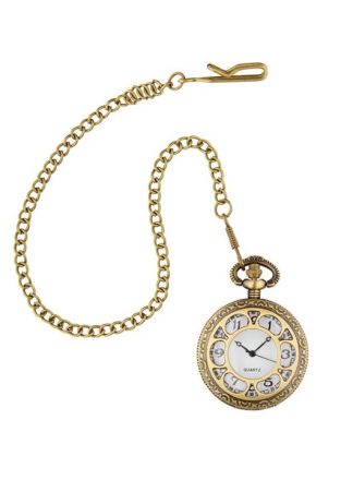 Nostalgische pocket watch met ketting