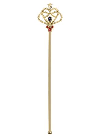 Feeenstaf scepter goud 39cm.