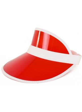 Rood-witte zonneklep