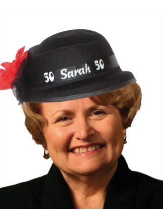 Sarah hoedje zwart