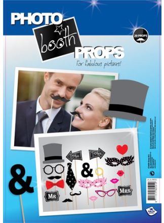 foto props voor huwelijk  20 stuks