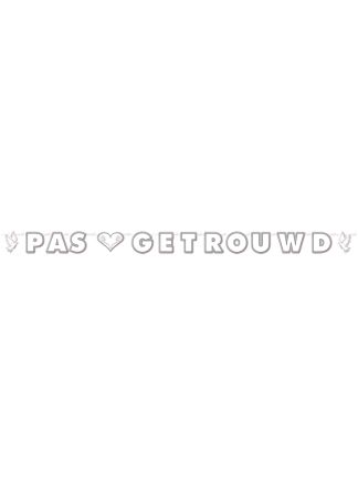 Letterslinger Pas Getrouwd 200cm.