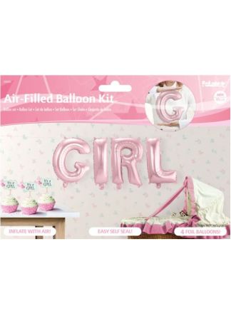 Folie-kit deco GIRL excl. helium