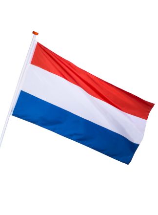Vlag Nederland 90x150cm. Polyester