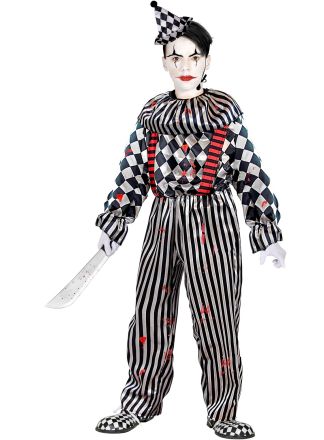 Harlequin clown jongen 2dlg.