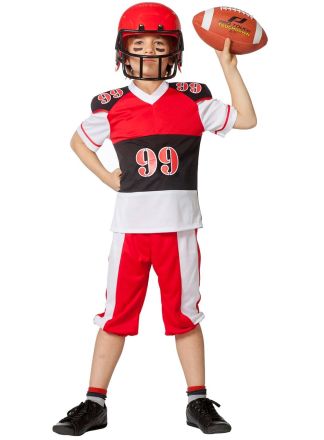 American footballpak 2dlg. rood-wit