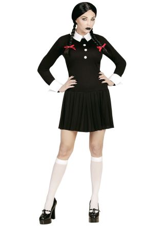 Halloween outfit:"Dark Schoolgirl" 1dlg.