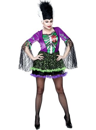 Monster Bride Halloween jurk 1dlg.