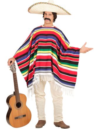 Mexicaanse poncho authentic one size