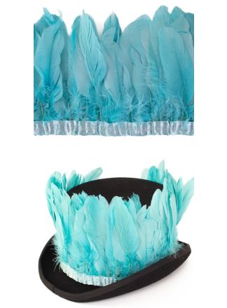 Ganzenveren band Turquase 3mtr.