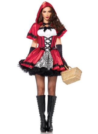 Leg Avenue Gothic Red Riding hood 2dlg.