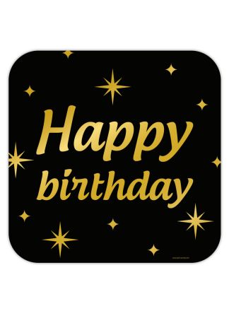 Classy Party-sign HAPPY BIRTHDAY (50x50xm.)