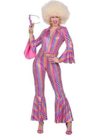 Dames Catsuit disco luxe
