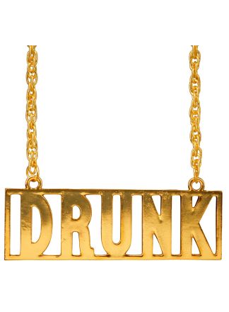 Gouden Halsketting DRUNK