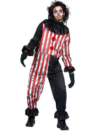 Overall Halloween killer clown 1dlg.