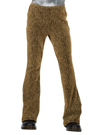 Kinder Glitter Flared broek Goud