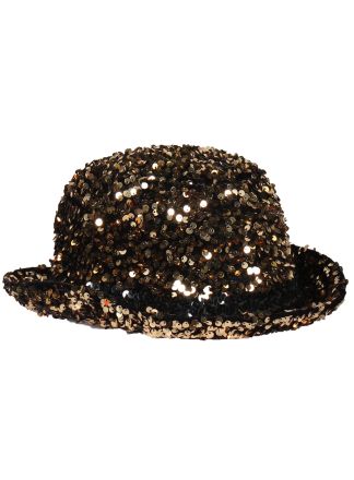 Luxe Pailletten bolhoed goud