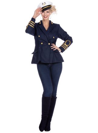 Blauwe uniform dames jasje 1dlg.