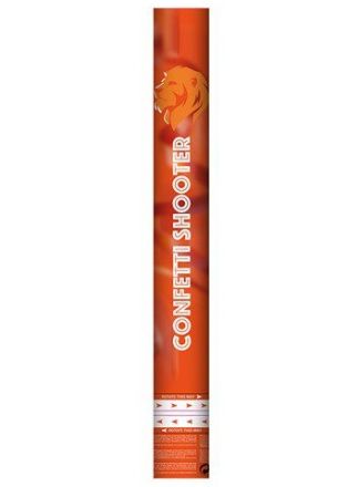 Confetti shooter 40cm.Holland-oranje kleuren