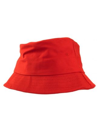 Vissershoedje rood