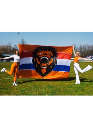 XXL Vlag brullende leeuw (200 x 300 cm)