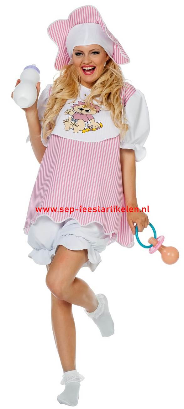 wit Welvarend Verslijten Baby kostuum roze 3dlg. direct leverbaar! - SEP Feestartikelen