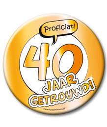 Versieringen 40 Jaar Huwelijk Versieringen 40 Jaar Huwelijk