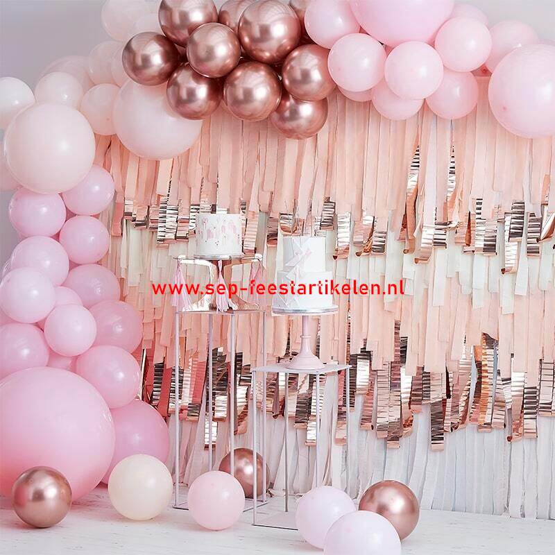 Ontleden Binnen overdrijven Roze en Rosegoud ballon boog kit 200 ballonnen direct leverbaar! - SEP  Feestartikelen